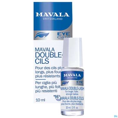 Sie sehen eine Packung Mavala Augenpflege -double-lash Wimpernpflege 10ml, Produktbild: 10 Mavala Augenpflege -double-lash Wimpernpflege 10ml, A-Nr.: 3054396 - 10