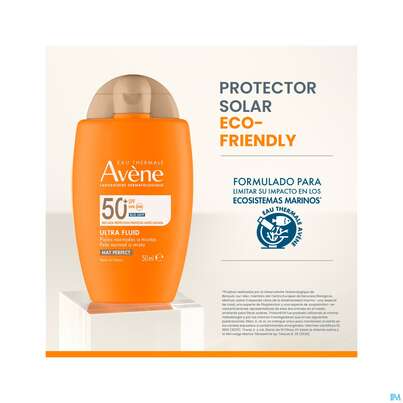 Sie sehen eine Packung Sonnenprodukte Avene Ultra/fluid Pefector Lf50+ 50ml, Produktbild: 12 Sonnenprodukte Avene Ultra/fluid Pefector Lf50+ 50ml, A-Nr.: 5826420 - 12