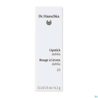 Sie sehen eine Packung Dr. Hauschka Lipstick 10 Dahlia 4,1g, Produktbild: 01 Dr. Hauschka Lipstick 10 Dahlia 4,1g, A-Nr.: 4592894 - 01