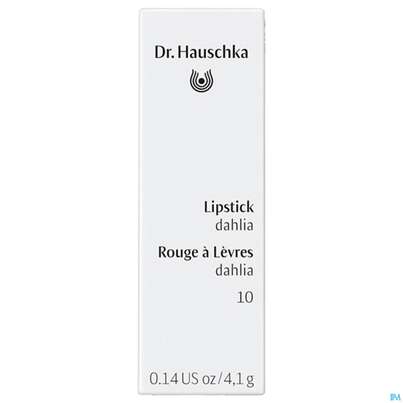 Sie sehen eine Packung Dr. Hauschka Lipstick 10 Dahlia 4,1g, Produktbild: 02 Dr. Hauschka Lipstick 10 Dahlia 4,1g, A-Nr.: 4592894 - 02