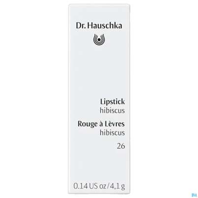 Sie sehen eine Packung Dr. Hauschka Lipstick 26 Hibiscus 4,1g, Produktbild: 02 Dr. Hauschka Lipstick 26 Hibiscus 4,1g, A-Nr.: 5405658 - 02