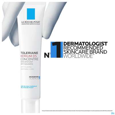 Sie sehen eine Packung La Roche Posay Toleriane Kerium Ds Creme 40ml, Produktbild: 12 La Roche Posay Toleriane Kerium Ds Creme 40ml, A-Nr.: 5824881 - 12
