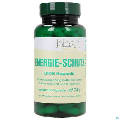 Sie sehen eine Packung Bios Energie-schutz 100 Kapseln, Produktbild: 01 Bios Energie-schutz 100 Kapseln, A-Nr.: 3891123 - 01