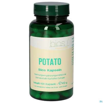 Sie sehen eine Packung Bios Potato 100 Kapseln, Produktbild: 01 Bios Potato 100 Kapseln, A-Nr.: 3892708 - 01