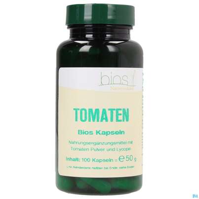 Sie sehen eine Packung Bios Tomaten 100 Kapseln, Produktbild: 01 Bios Tomaten 100 Kapseln, A-Nr.: 3893286 - 01