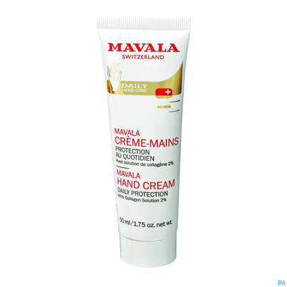 Sie sehen eine Packung Mavala Hand-creme +colagen 50ml, Produktbild: 09 Mavala Hand-creme +colagen 50ml, A-Nr.: 2976716 - 09