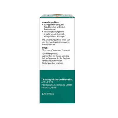 Sie sehen eine Packung Apozema® Nr. 04 Appetit-Tropfen, Produktbild: 06 Apozema® Nr. 04 Appetit-Tropfen, A-Nr.: 0745444 - 06