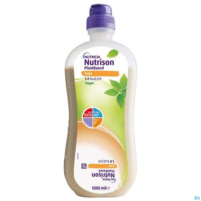 Sie sehen eine Packung Nutrison 1000ml Sondennahrung Smart Pack Soya Plantbased 8st, Produktbild: 02 Nutrison 1000ml Sondennahrung Smart Pack Soya Plantbased 8st, A-Nr.: 5829128 - 02