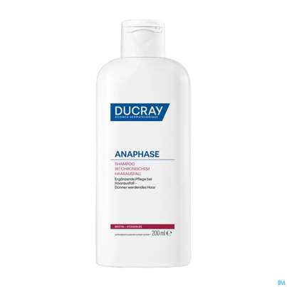 Sie sehen eine Packung Shampoon Ducray Anaphase Haarausfall Chronisch 200ml, Produktbild: 01 Shampoon Ducray Anaphase Haarausfall Chronisch 200ml, A-Nr.: 5961448 - 01