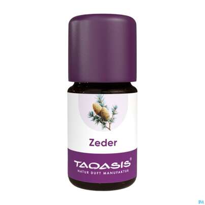 Sie sehen eine Packung Aetherische Oele Taoasis Bio Zeder 5ml, Produktbild: 01 Aetherische Oele Taoasis Bio Zeder 5ml, A-Nr.: 3166899 - 01