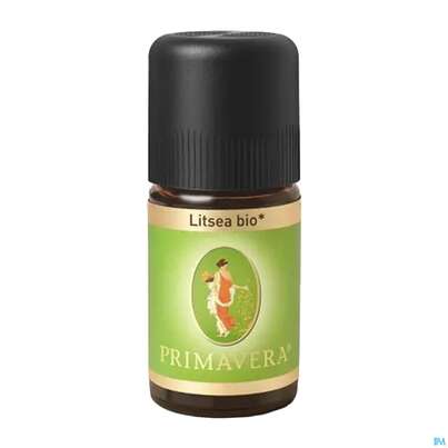 Sie sehen eine Packung Aetherische Oele Primavera Litsea Bio 5ml, Produktbild: 02 Aetherische Oele Primavera Litsea Bio 5ml, A-Nr.: 2583425 - 02