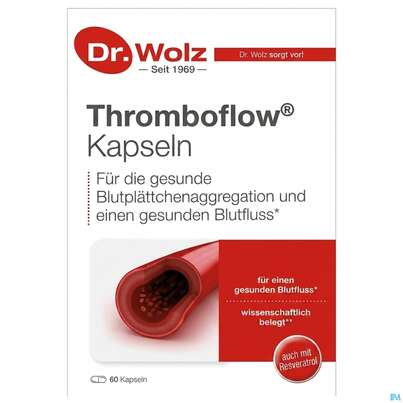 Dr.wolz Thromboflow Kapseln 60654 60st, A-Nr.: 4164827 - 02