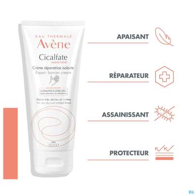 Sie sehen eine Packung Avène Cicalfate Hände 100ml, Produktbild: 16 Avène Cicalfate Hände 100ml, A-Nr.: 4160723 - 16