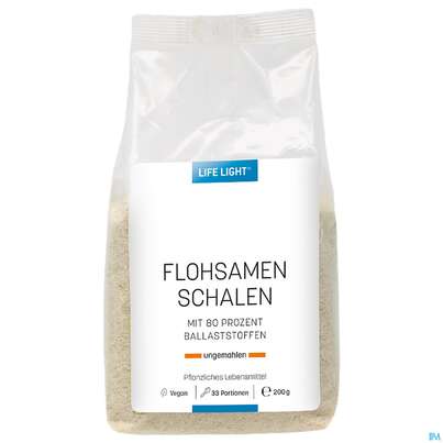 Sie sehen eine Packung Flohsamenschalen Gemahlen Life Light 500g, Produktbild: 04 Flohsamenschalen Gemahlen Life Light 500g, A-Nr.: 1752423 - 04