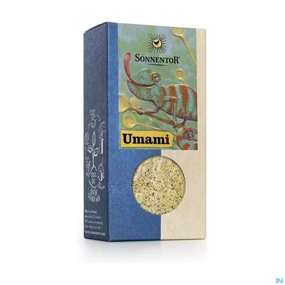 Sie sehen eine Packung Sonnentor Gewuerzzubereitung/bio Umami 01221 60g, Produktbild: 04 Sonnentor Gewuerzzubereitung/bio Umami 01221 60g, A-Nr.: 5743734 - 04