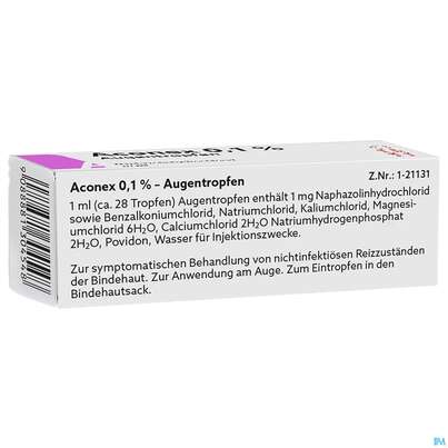 Aconex Augentropfen 10ml, A-Nr.: 1304541 - 02