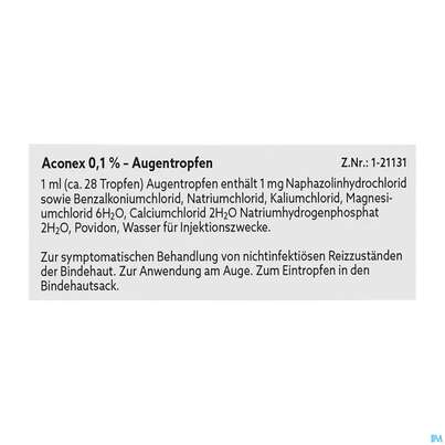 Aconex Augentropfen 10ml, A-Nr.: 1304541 - 06
