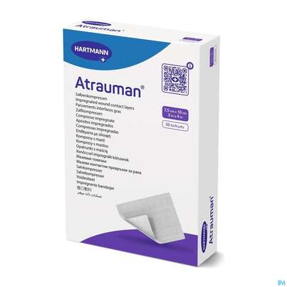 Sie sehen eine Packung Wundauflagen Atrauman Salbenvlies Wirkstofffr Steril 7,5x 10cm 50st, Produktbild: 03 Wundauflagen Atrauman Salbenvlies Wirkstofffr Steril 7,5x 10cm 50st, A-Nr.: 1708882 - 03