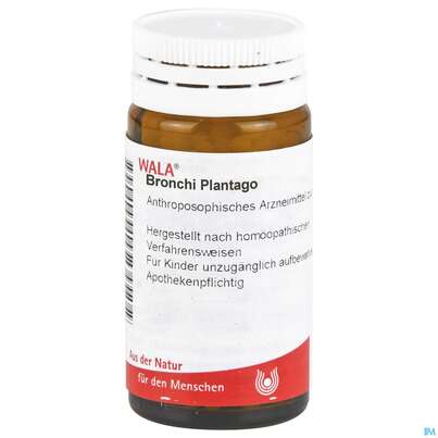 Sie sehen eine Packung Bronchi Plantago Comp Wala Globuli 20g, Produktbild: 06 Bronchi Plantago Comp Wala Globuli 20g, A-Nr.: 2053182 - 06
