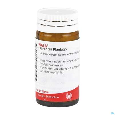 Sie sehen eine Packung Bronchi Plantago Comp Wala Globuli 20g, Produktbild: 07 Bronchi Plantago Comp Wala Globuli 20g, A-Nr.: 2053182 - 07