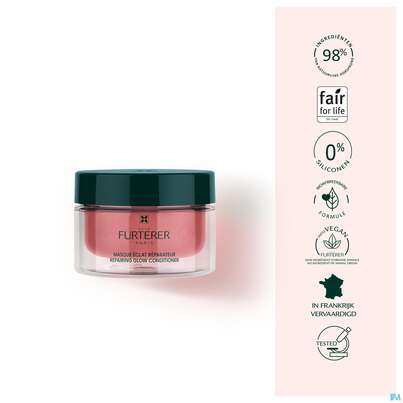 Sie sehen eine Packung Furterer Color Glow Maske Farbglanz Reparierend Coloriert +gestraehnt 100ml, Produktbild: 12 Furterer Color Glow Maske Farbglanz Reparierend Coloriert +gestraehnt 100ml, A-Nr.: 5830829 - 12