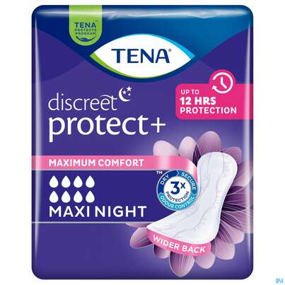 Sie sehen eine Packung Inkontinenz Tena/lady Discreet Einlage Maxi Night 760921 12st, Produktbild: 03 Inkontinenz Tena/lady Discreet Einlage Maxi Night 760921 12st, A-Nr.: 3478311 - 03