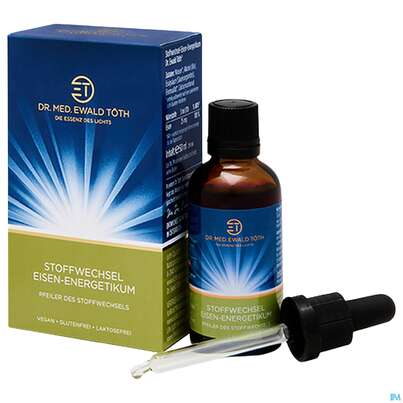 Sie sehen eine Packung Stoffwechsel Dr.toeth Eisen Energetikum 50ml, Produktbild: 03 Stoffwechsel Dr.toeth Eisen Energetikum 50ml, A-Nr.: 4897027 - 03
