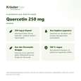 Sie sehen eine Packung Quercetin Kapseln 250 mg 90 Stück, Produktbild: 02 Quercetin Kapseln 250 mg 90 Stück, A-Nr.: 4997013 - 02