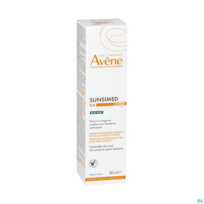 Sie sehen eine Packung Sonnenprodukte Avene Sunsimed/medizinprodukt Ka 80ml, Produktbild: 03 Sonnenprodukte Avene Sunsimed/medizinprodukt Ka 80ml, A-Nr.: 5826383 - 03