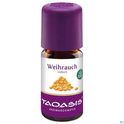 Sie sehen eine Packung Aetherische Oele Taoasis Bio Weihrauch Indisch 30ml, Produktbild: 01 Aetherische Oele Taoasis Bio Weihrauch Indisch 30ml, A-Nr.: 4372709 - 01