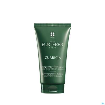 Sie sehen eine Packung Furterer Curbicia Sanft Reinigendes Shampoo 150ml, Produktbild: 01 Furterer Curbicia Sanft Reinigendes Shampoo 150ml, A-Nr.: 5624231 - 01