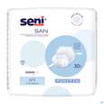 Sie sehen eine Packung Inkontinenz Einlagen Seni San Uni 30st, Produktbild: 01 Inkontinenz Einlagen Seni San Uni 30st, A-Nr.: 3586621 - 01