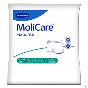 Inkontinenz Molicare Fixpants Netzhoeschen Short Leg Gr Xl 3st, A-Nr.: 1088072 - 01