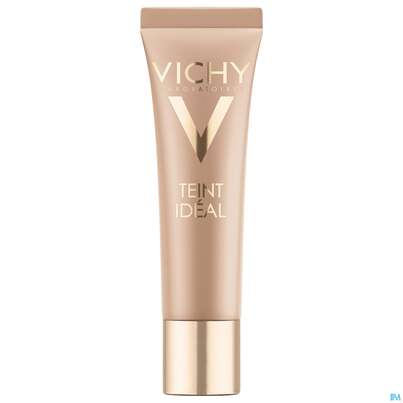 Sie sehen eine Packung Vichy Teint Ideal Creme Make Up Sand 25 30ml, Produktbild: 01 Vichy Teint Ideal Creme Make Up Sand 25 30ml, A-Nr.: 4180714 - 01
