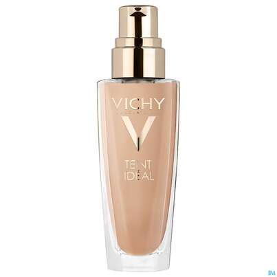 Sie sehen eine Packung Vichy Teint Ideal Fluid Make Up Sand 25 30ml, Produktbild: 01 Vichy Teint Ideal Fluid Make Up Sand 25 30ml, A-Nr.: 4180766 - 01