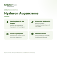 Sie sehen eine Packung Hyaluron Augencreme 15 ml, Produktbild: 01 Hyaluron Augencreme 15 ml, A-Nr.: 4318897 - 01