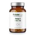 Sie sehen eine Packung Omega 3 + D3 2000 IE + K2 Kapseln 90 Stück, Produktbild: 01 Omega 3 + D3 2000 IE + K2 Kapseln 90 Stück, A-Nr.: 5746454 - 01