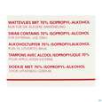 Sie sehen eine Packung Alkoholtupfer Alkotip 70% 250st, Produktbild: 05 Alkoholtupfer Alkotip 70% 250st, A-Nr.: 2662053 - 05