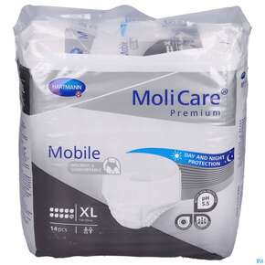 Inkontinenz Molicare Premium/mobile/10tropfen Xl 130-170cm 14st, A-Nr.: 4843770 - 01