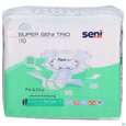 Sie sehen eine Packung Inkontinenz Windelslip Seni/super Trio X-large 10st, Produktbild: 01 Inkontinenz Windelslip Seni/super Trio X-large 10st, A-Nr.: 3586816 - 01