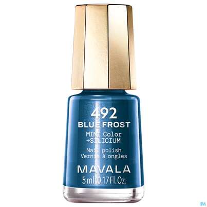 Sie sehen eine Packung Mavala Nagellack Reverie +si 492 Blue Frost 5ml, Produktbild: 01 Mavala Nagellack Reverie +si 492 Blue Frost 5ml, A-Nr.: 6006179 - 01