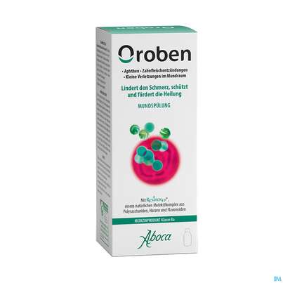Mundwasser/spuelung Aboca Oroben Aphthen +zahnfleisch- Entzuendung Ab 6jahren 150ml, A-Nr.: 6027129 - 02
