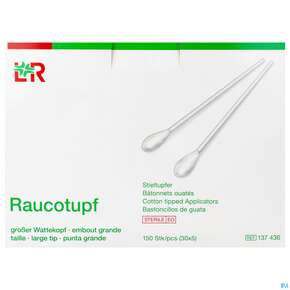 Raucotupf Stiel Gr St 30x5 150st, A-Nr.: 4864097 - 01