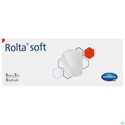 Rolta/soft Synthetik-wattebinden Unsteril 3mx 6cm 50st, A-Nr.: 2368980 - 01