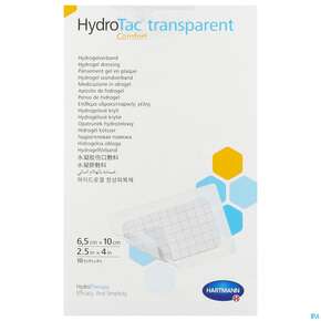 Schaumverband Hydrotac Transparent/comfort 6,5x10cm 10st, A-Nr.: 5310567 - 01
