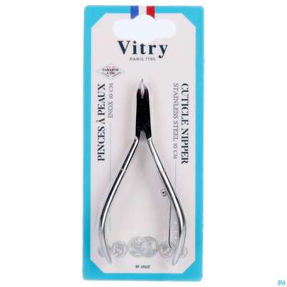 Sie sehen eine Packung Vitry Nagelhautzange 10cm 1pc, Produktbild: 04 Vitry Nagelhautzange 10cm 1pc, A-Nr.: 4627753 - 04