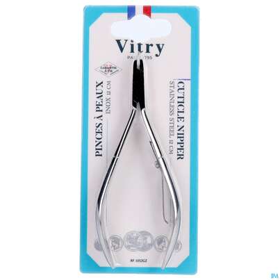 Sie sehen eine Packung Vitry Nagelhautzange 12cm 1pc, Produktbild: 02 Vitry Nagelhautzange 12cm 1pc, A-Nr.: 4627782 - 02