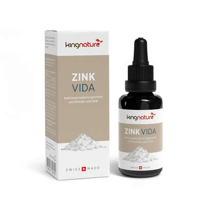 Sie sehen eine Packung kingnature ZINK VIDA, Produktbild: 01 kingnature ZINK VIDA, A-Nr.: 5839121 - 01