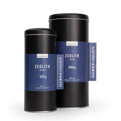 Sie sehen eine Packung Kasimir und Lieselotte - Zeolith Pulver 1 kg, Produktbild: 03 Kasimir und Lieselotte - Zeolith Pulver 1 kg, A-Nr.: 5176643 - 03