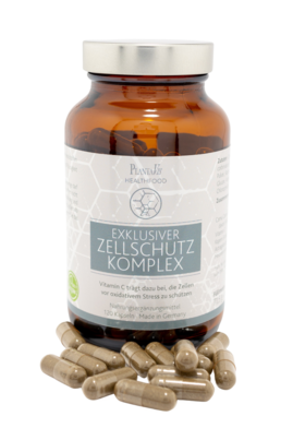 Sie sehen eine Packung Exklusiver Zellschutzkomplex, 120 Kapseln, Produktbild: 01 Exklusiver Zellschutzkomplex, 120 Kapseln, A-Nr.: 5663254 - 01